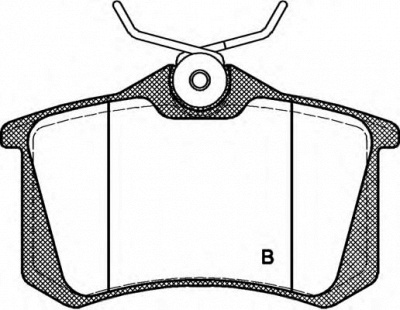 OPEN PARTS bpa026341 -  Комплект тормозных колодок, дисковый тормоз